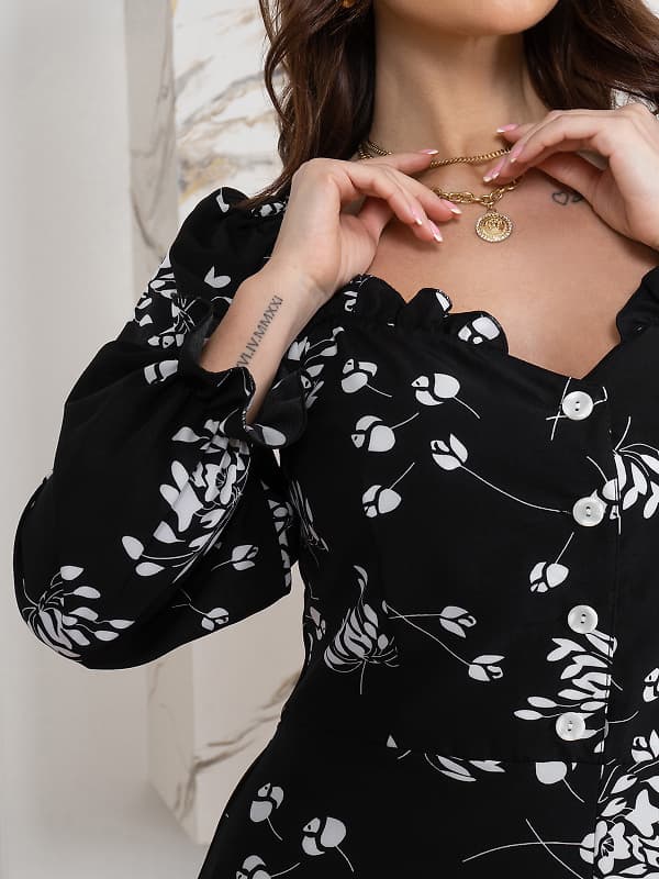 Сукні SA-515 чорний