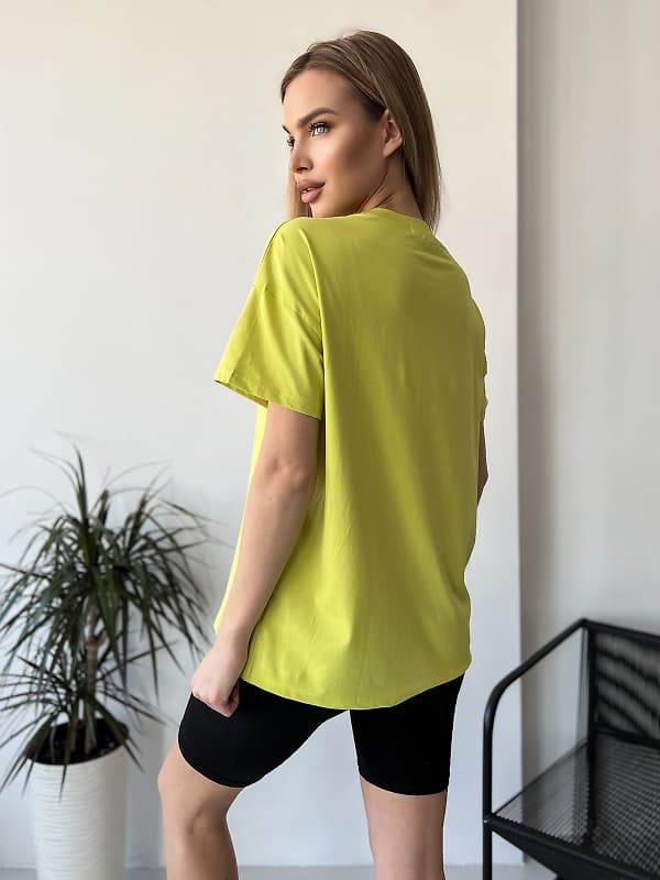Футболки ISSA PLUS WN20-448 салатовий