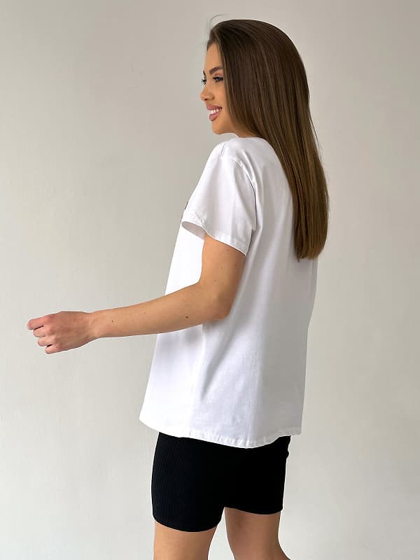 Футболки ISSA PLUS WN20-448 білий