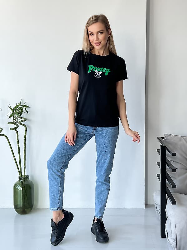 Футболки ISSA PLUS WN20-449 чорний