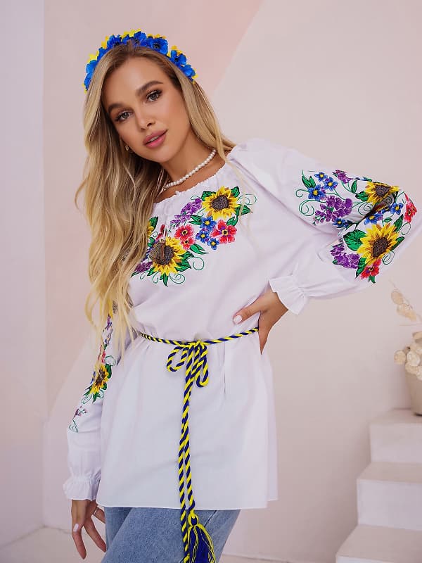 Блузи ISSA PLUS WN20-305 білий