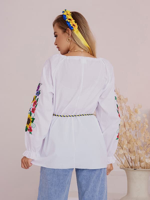 Блузи ISSA PLUS WN20-305 білий