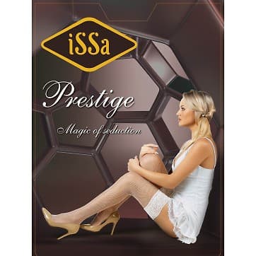 Колготки ISSA PLUS PrestigeСетка тілесний