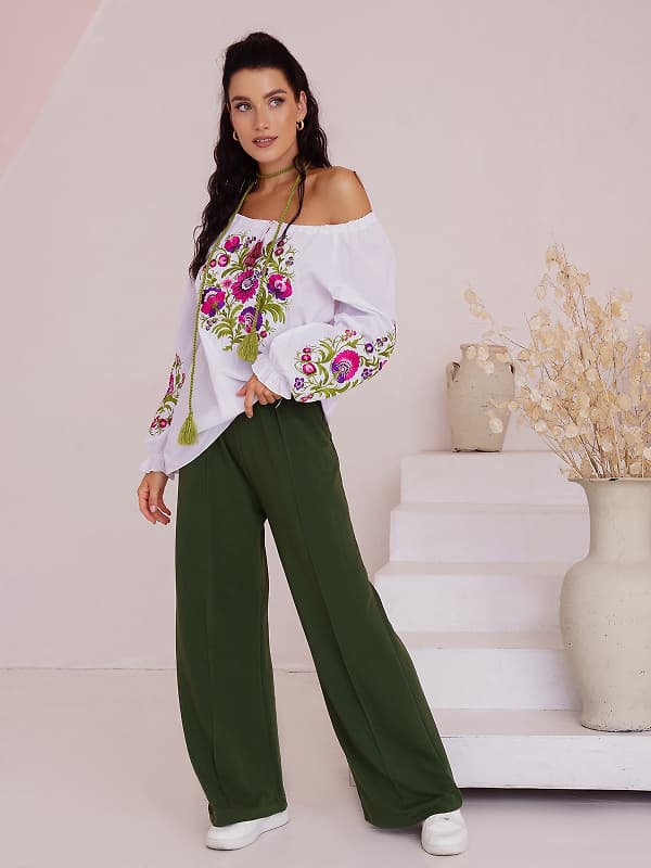 Блузи ISSA PLUS WN20-306 білий