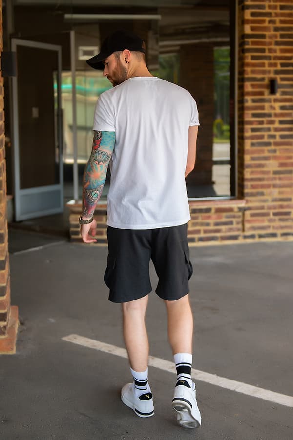 Шорти ISSA PLUS GN-455 темно-сірий