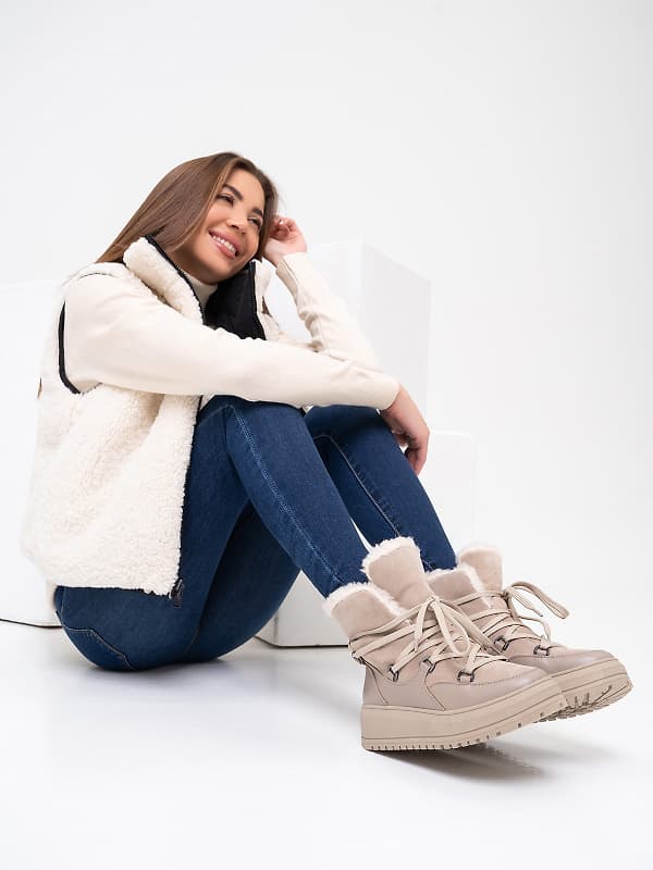 Черевики ISSA PLUS OB2-388 бежевий