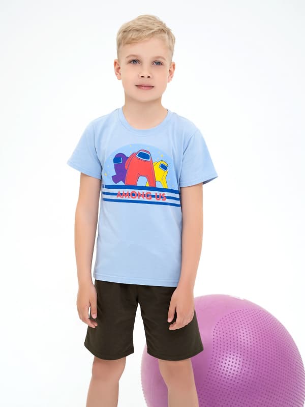 Футболки ISSA PLUS GCD1-14 блакитний