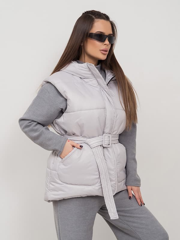 Жилетки ISSA PLUS SA-505 сірий