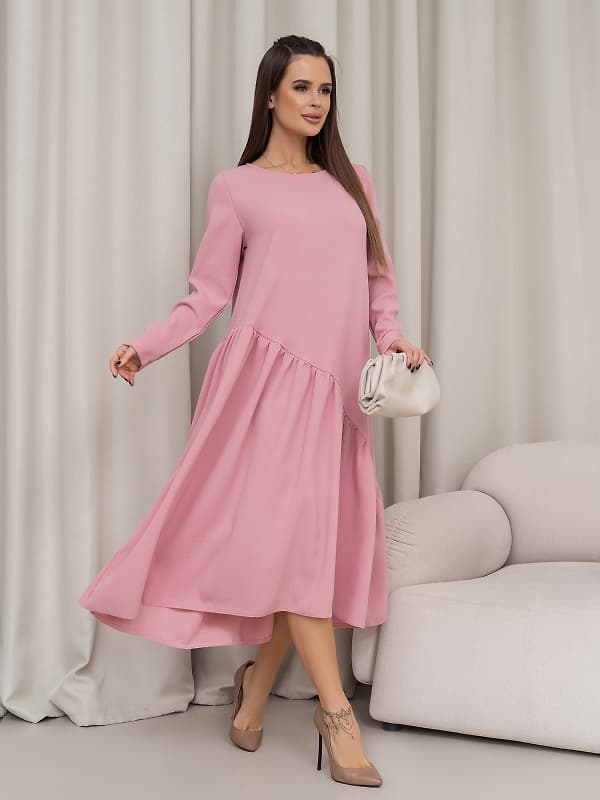 Сукні 14454 рожевий