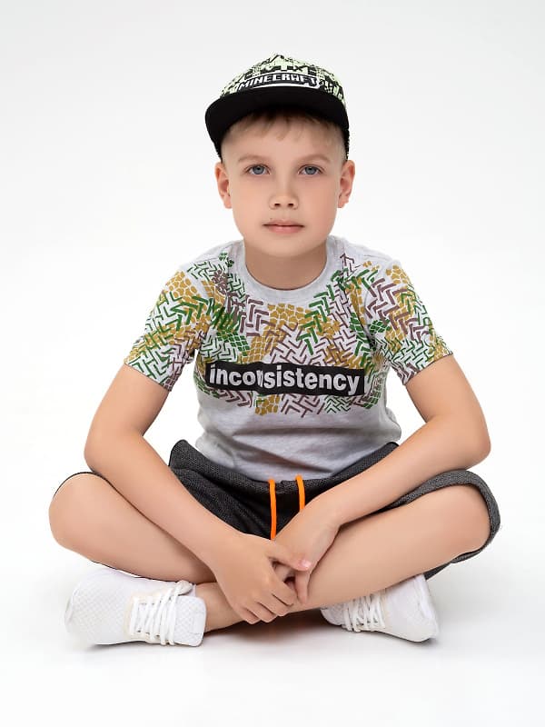 Футболки ISSA PLUS GCD1-20 сірий