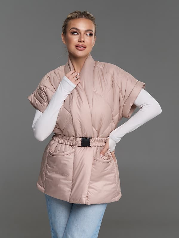 Жилетки ISSA PLUS SA-685 бежевий