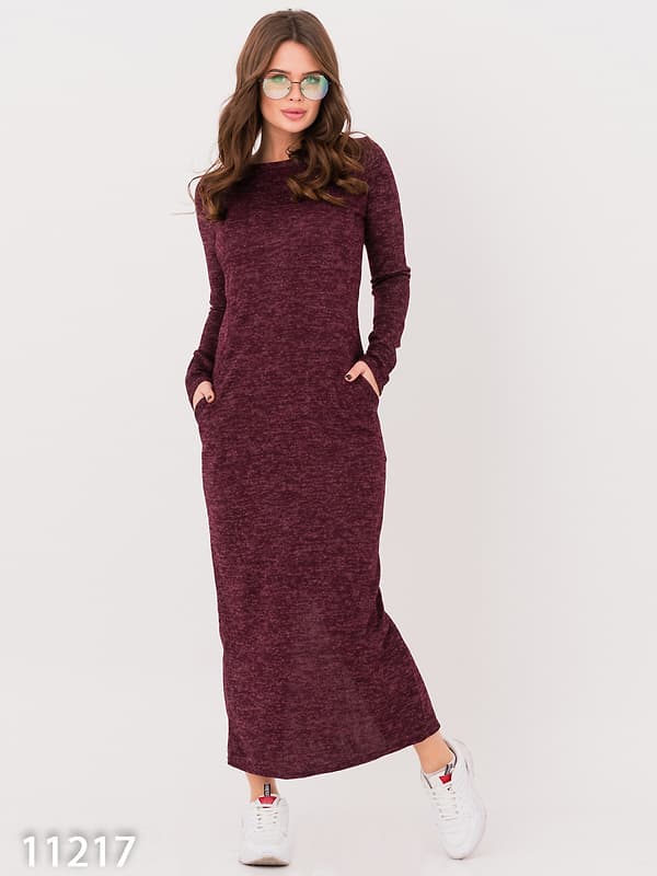 Сукні ISSA PLUS 11217 бордовий