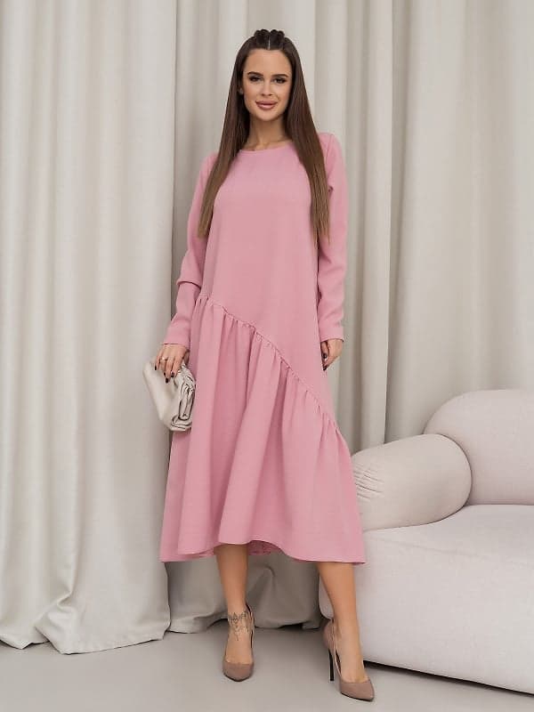 Сукні ISSA PLUS 14454 рожевий