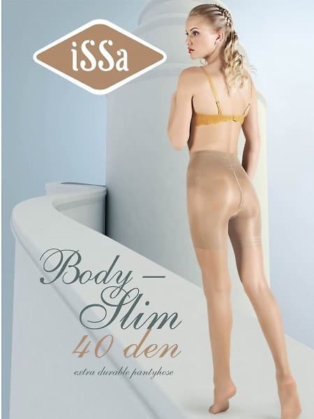 Колготки ISSA PLUS BodySlim40 чорний