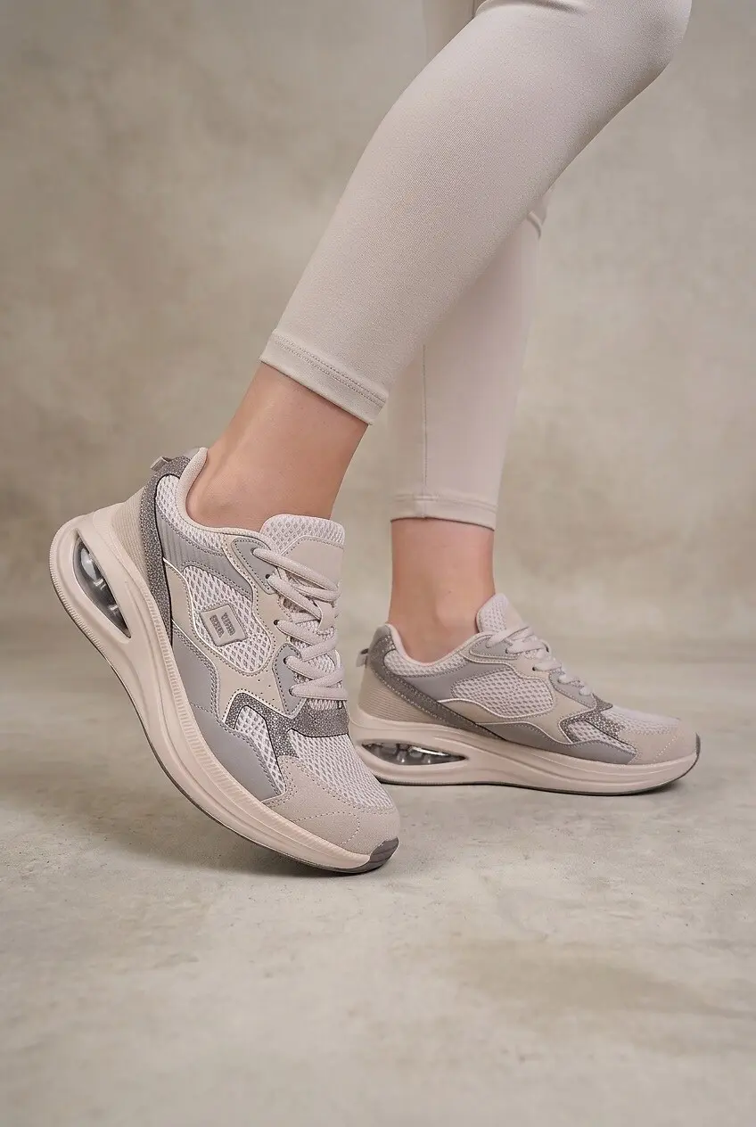 Кросівки жіночі Fashion бежеві з текстилю