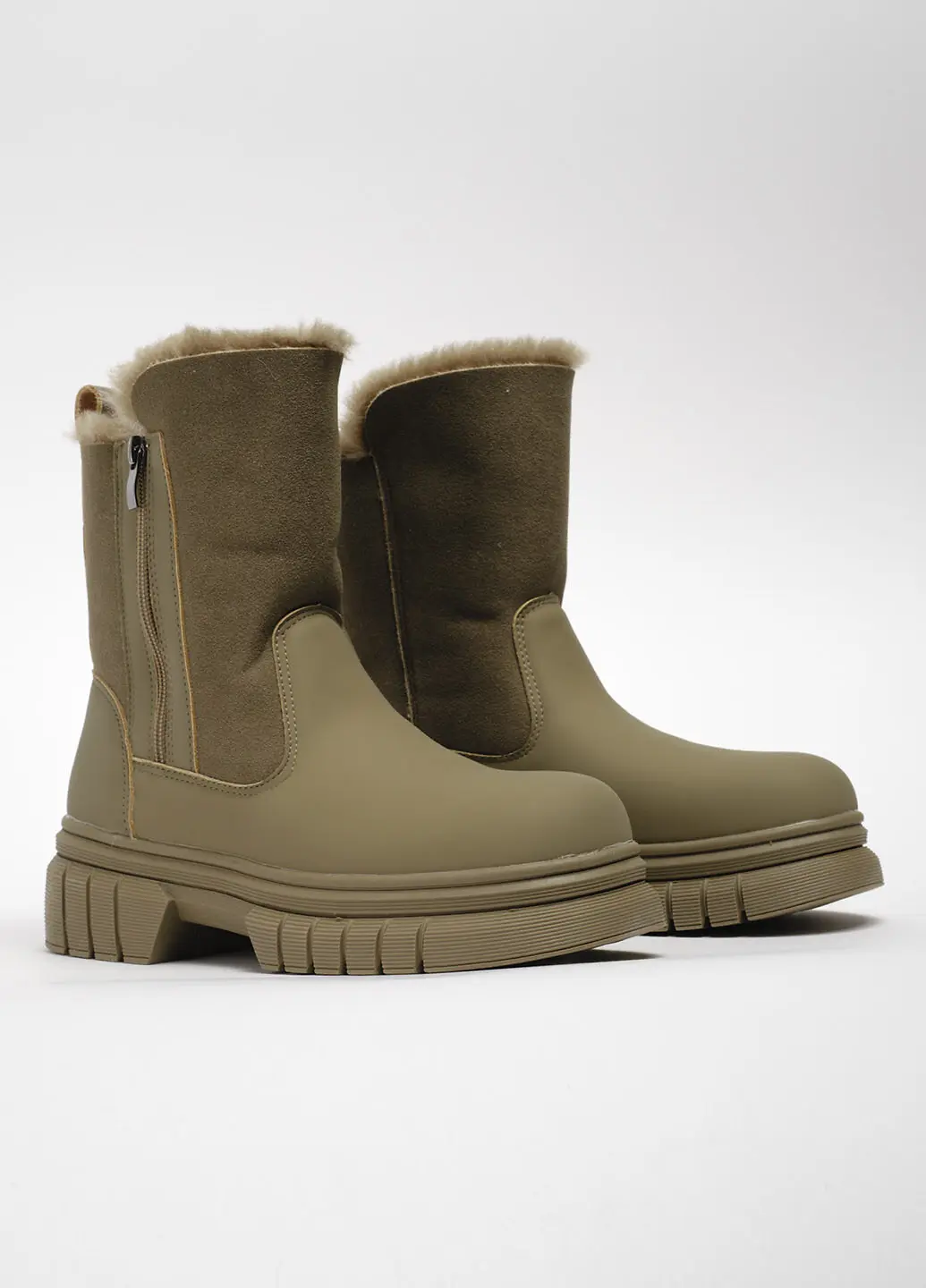 Чоботи жіночі зимові Fashion J601-3 хакі