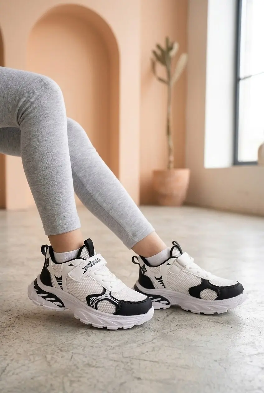 Кросівки дитячі жіночі Fashion білі з екошкіри