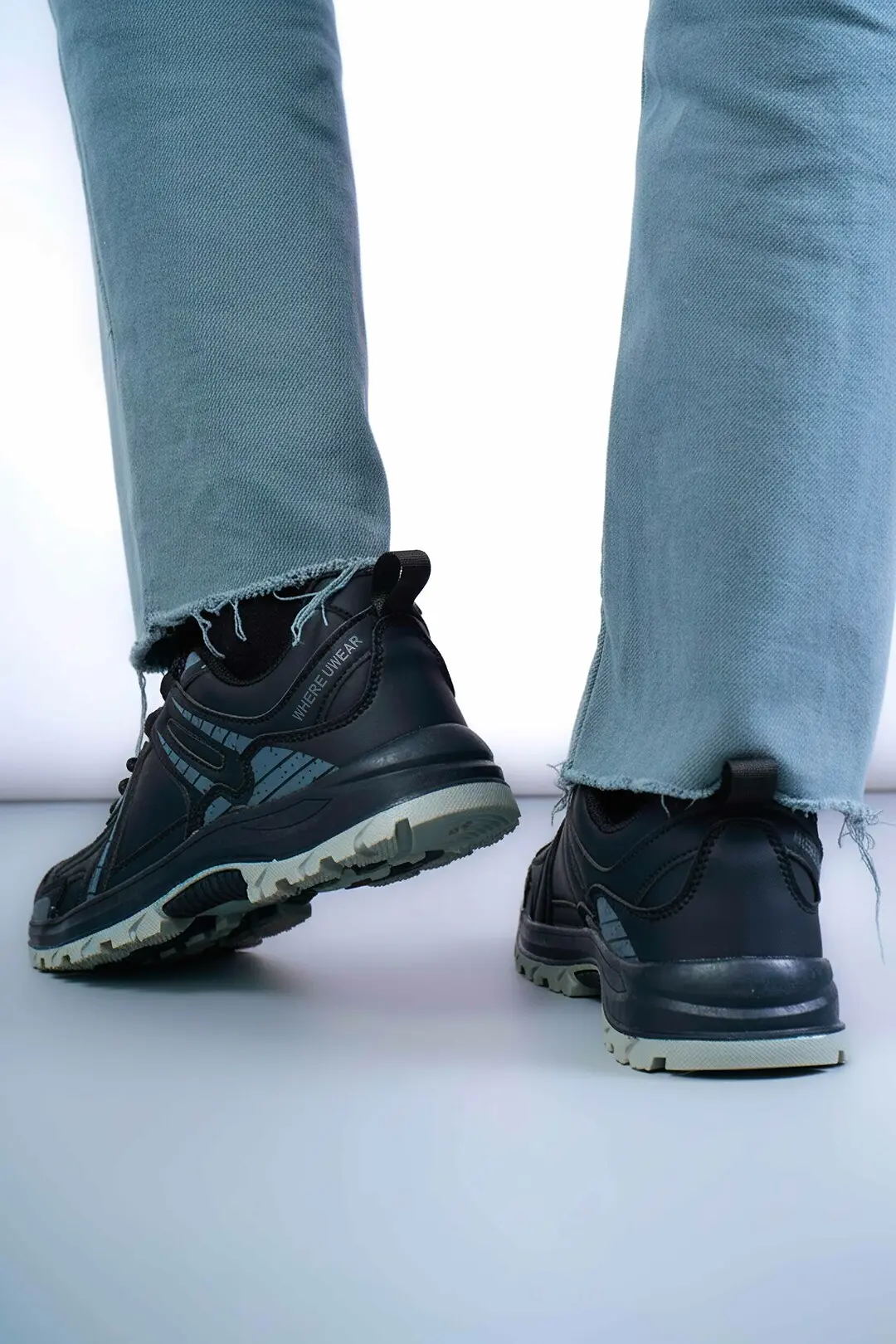 Кросівки жіночі Where Uwear TF-25-06-black чорні