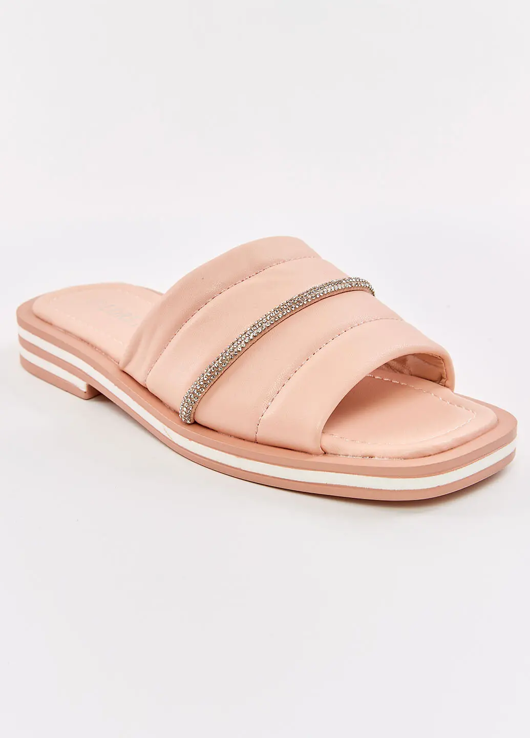 Шльопанці жіночі Fashion Е692-5 пудрові