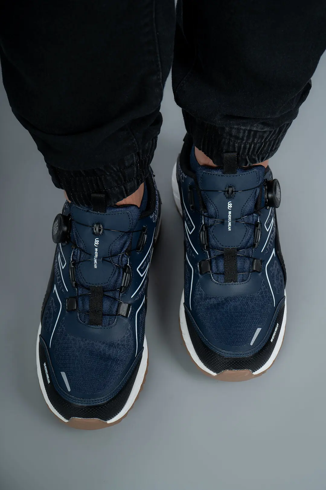 Кросівки чоловічі Where Uwear WUW5477-BLACK/BLUE сині