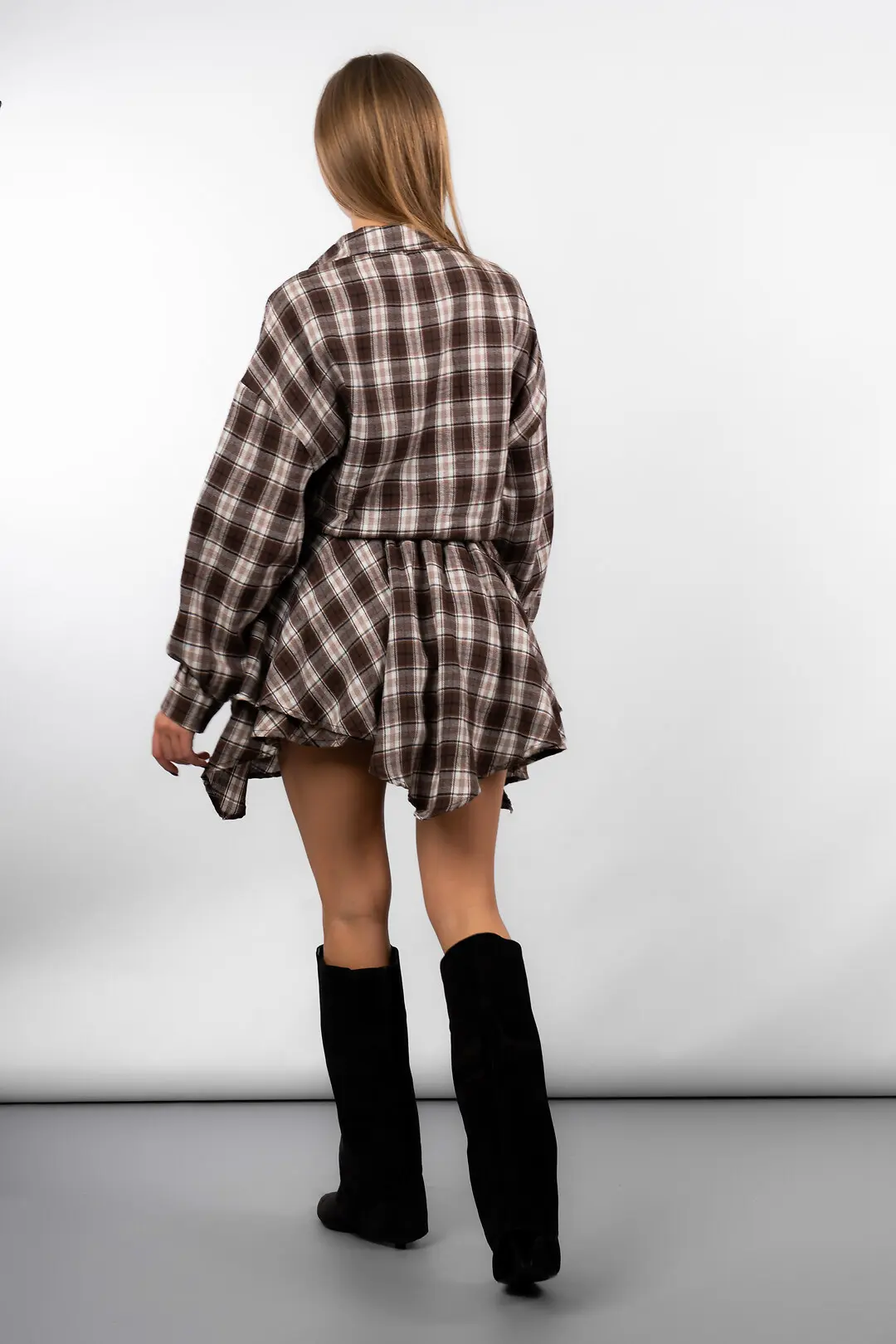 Костюм жіночий Fashion 6661 коричневий