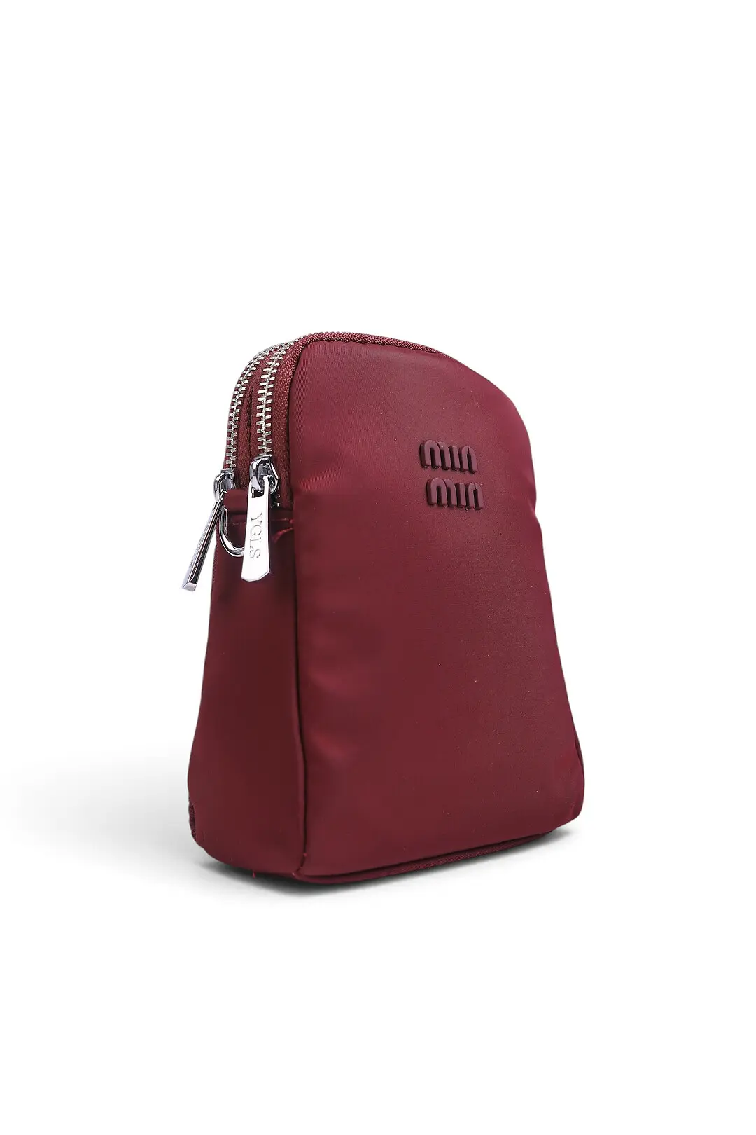 Клатч жіночий Fashion бордовий з Текстилю