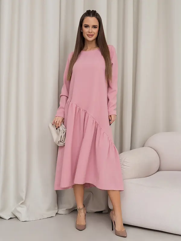 Сукні 14454 рожевий