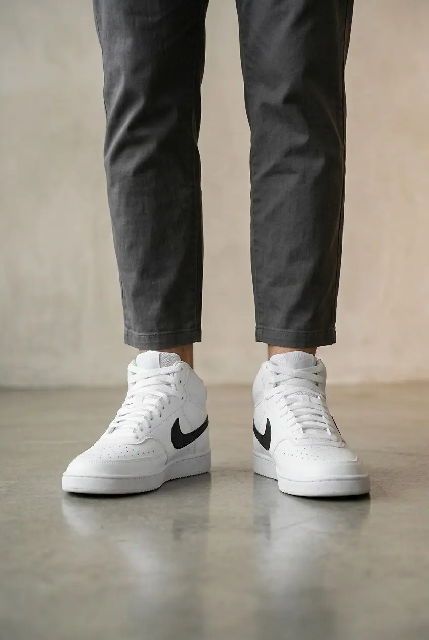 Кеди чоловічі NIKE Court Vision Mid Next Nature (DN3577-101)