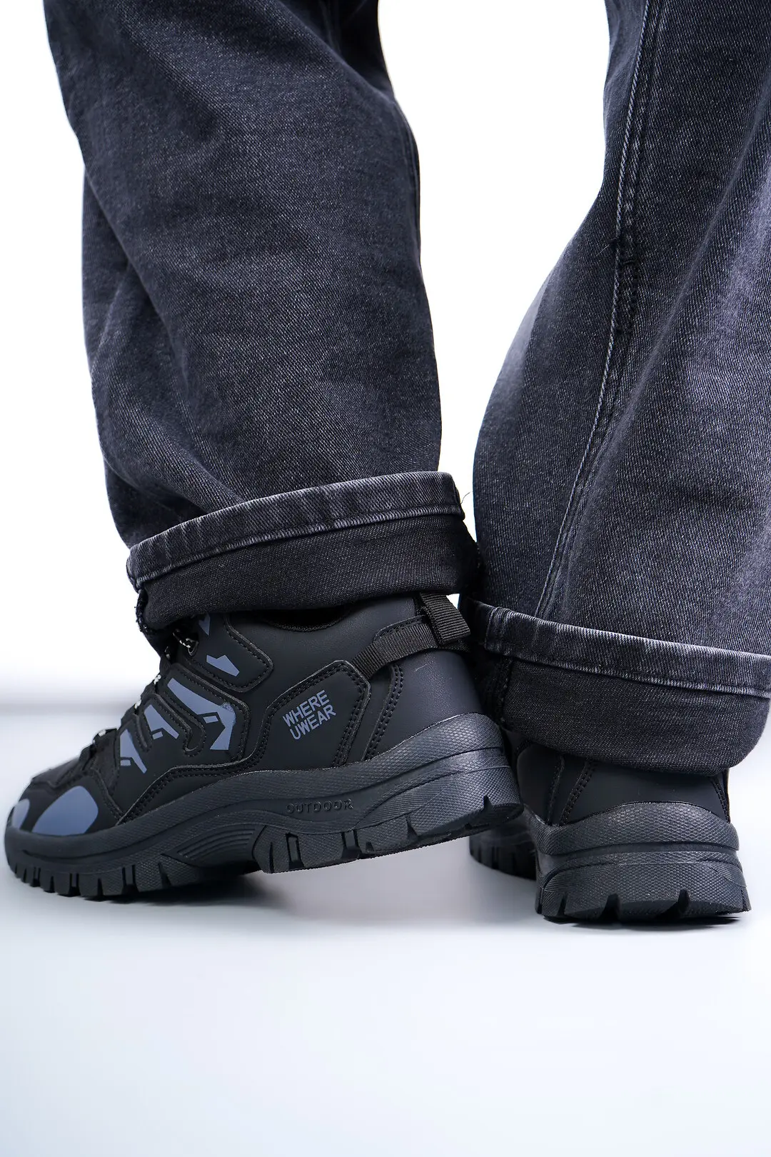 Кросівки жіночі Where Uwear TF-25-24-black чорні