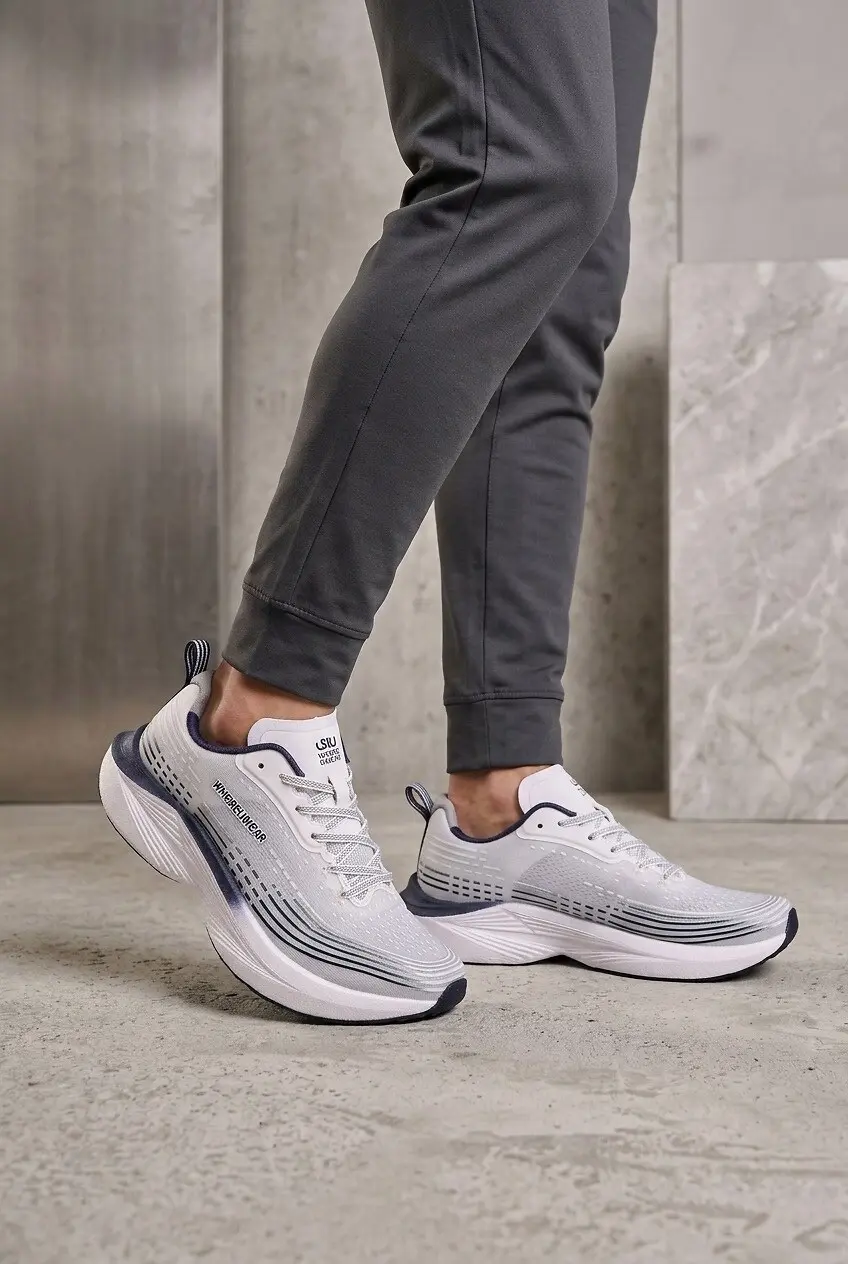 Кросівки чоловічі Where Uwear білі текстильні