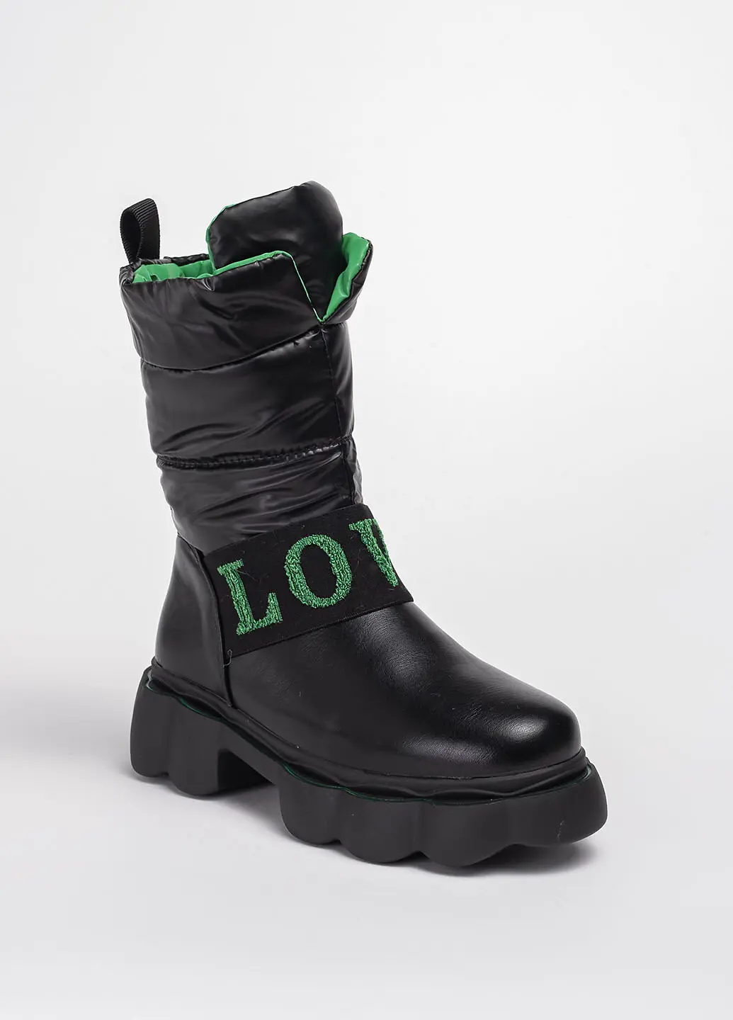 Дутики дитячі Fashion 8861-4A чорні зимові