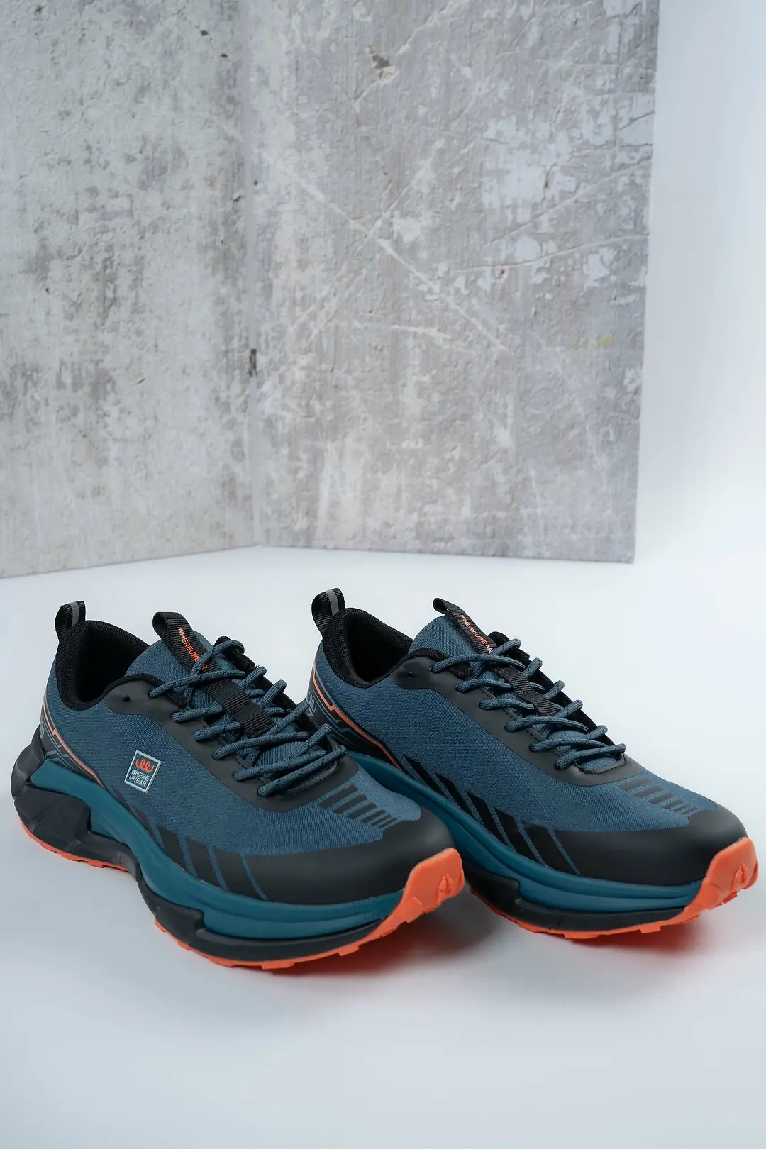 Кросівки чоловічі Where Uweare WUW5963-TURQUOISE/BLACK блакитні
