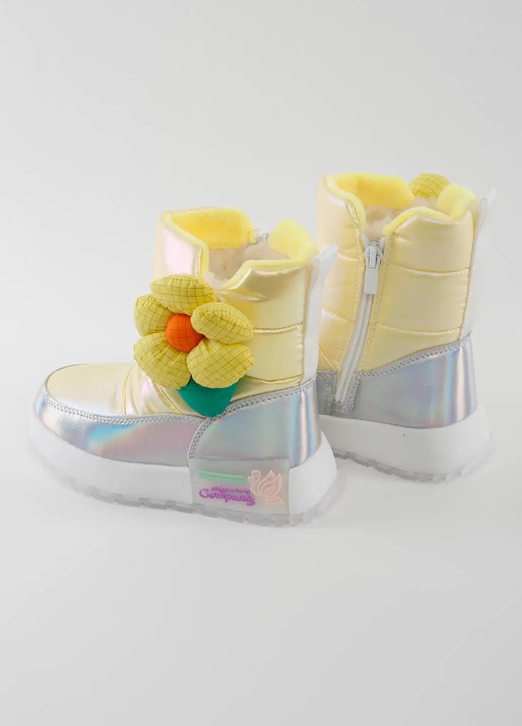 Дутики дитячі Fashion JR20036-43 жовті