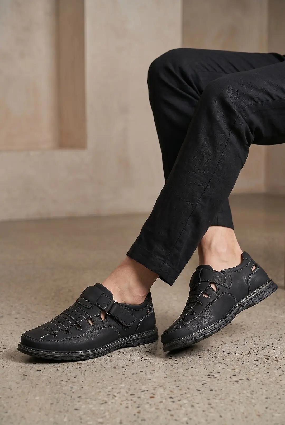 Туфлі чоловічі Where Uwear чорні