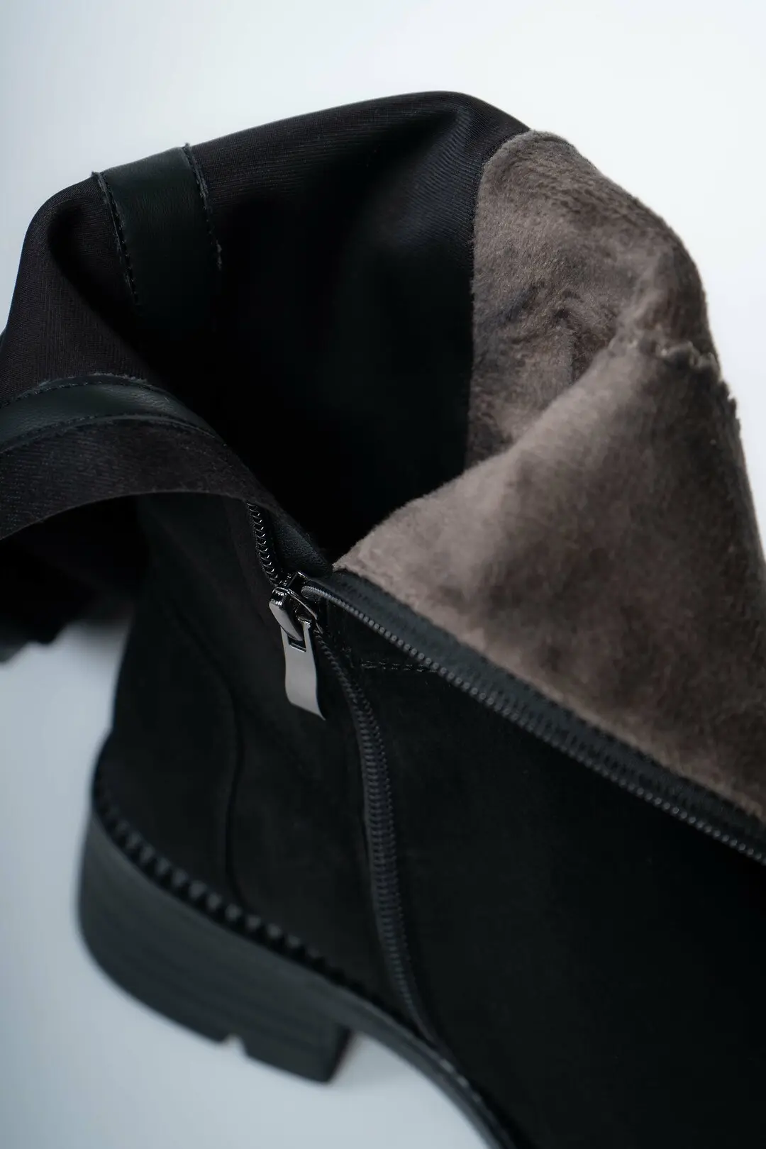 Чоботи жіночі Where Uwear Натуральна замша чорні