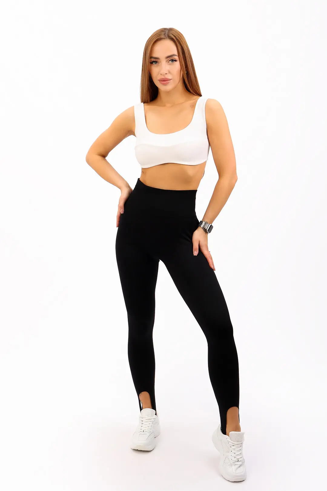 Лосини жіночі Where Uwear чорні з пуш-ап ефектом