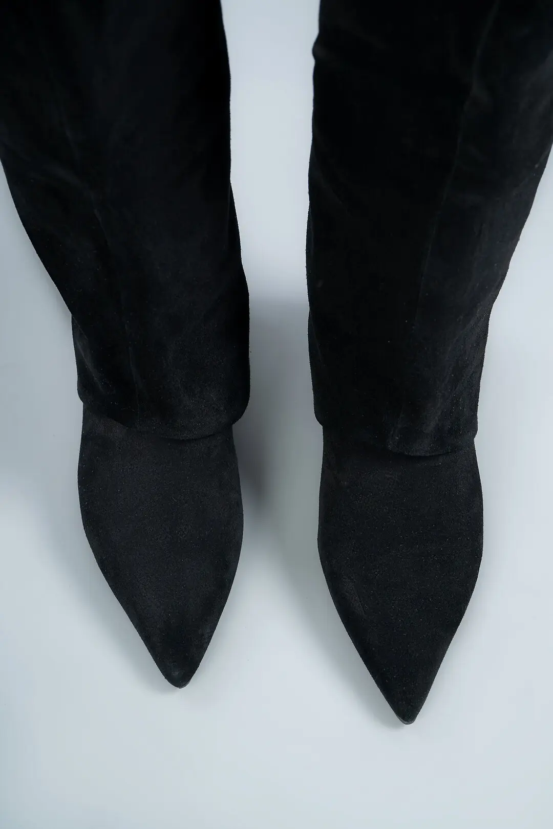 Чоботи жіночі Where Uwear K525-809-2 чорні натуральна замша