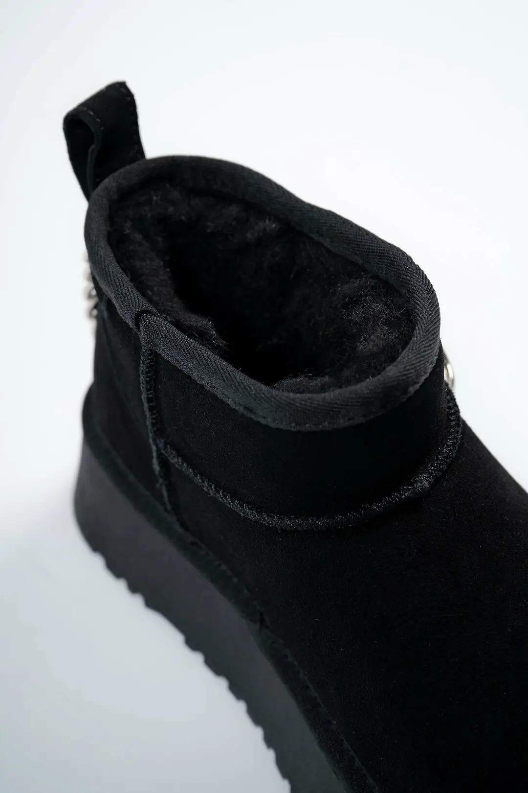 Уггі жіночі Where Uwear Натуральна замша чорні