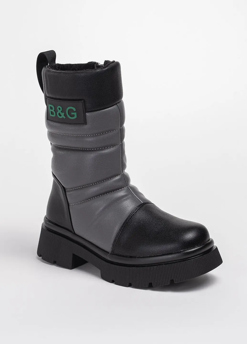 Чоботи дитячі Fashion 8865-12K сірі зимові
