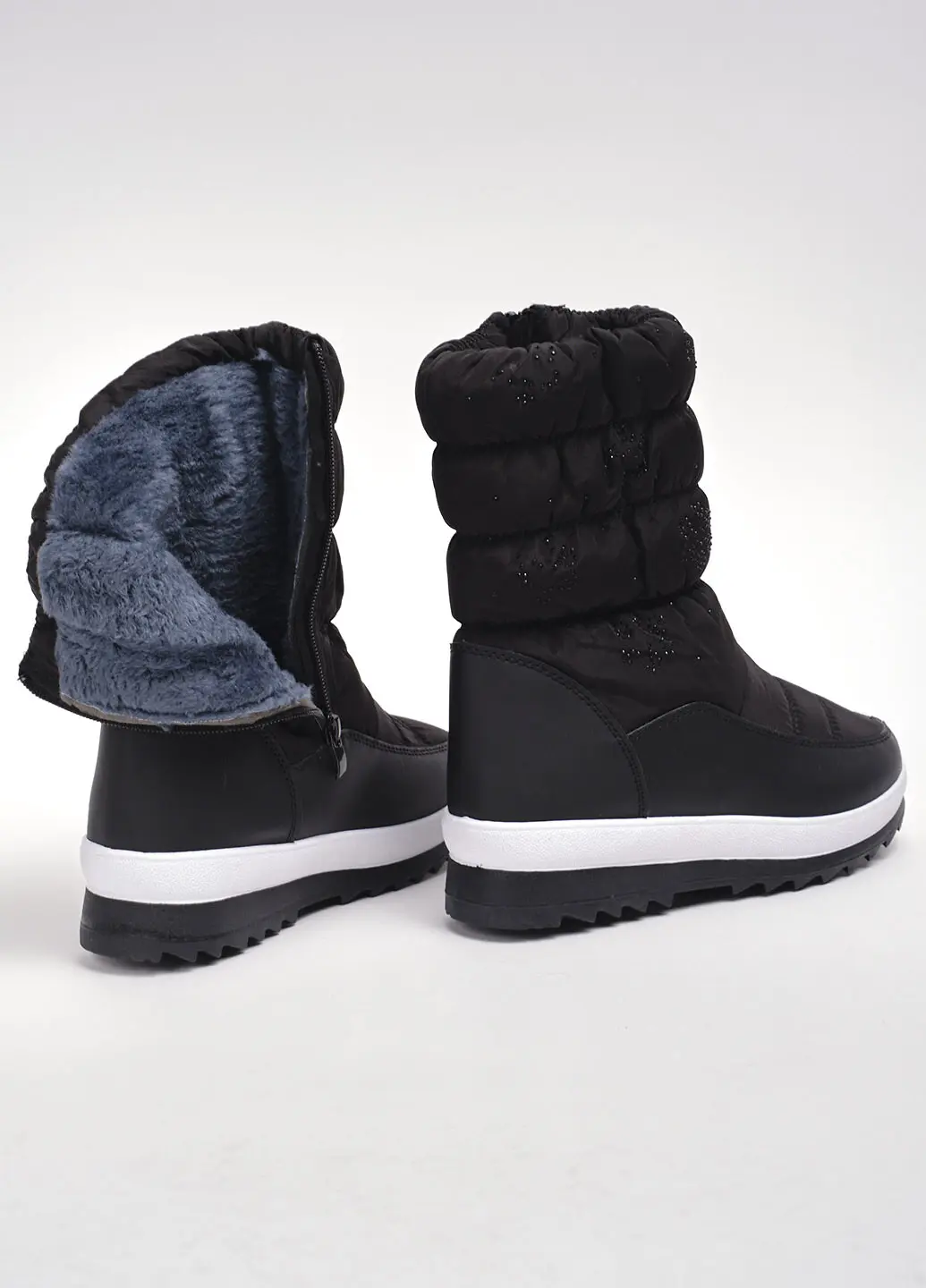 Дутики жіночі Fashion LJ-11(BLACK) чорні