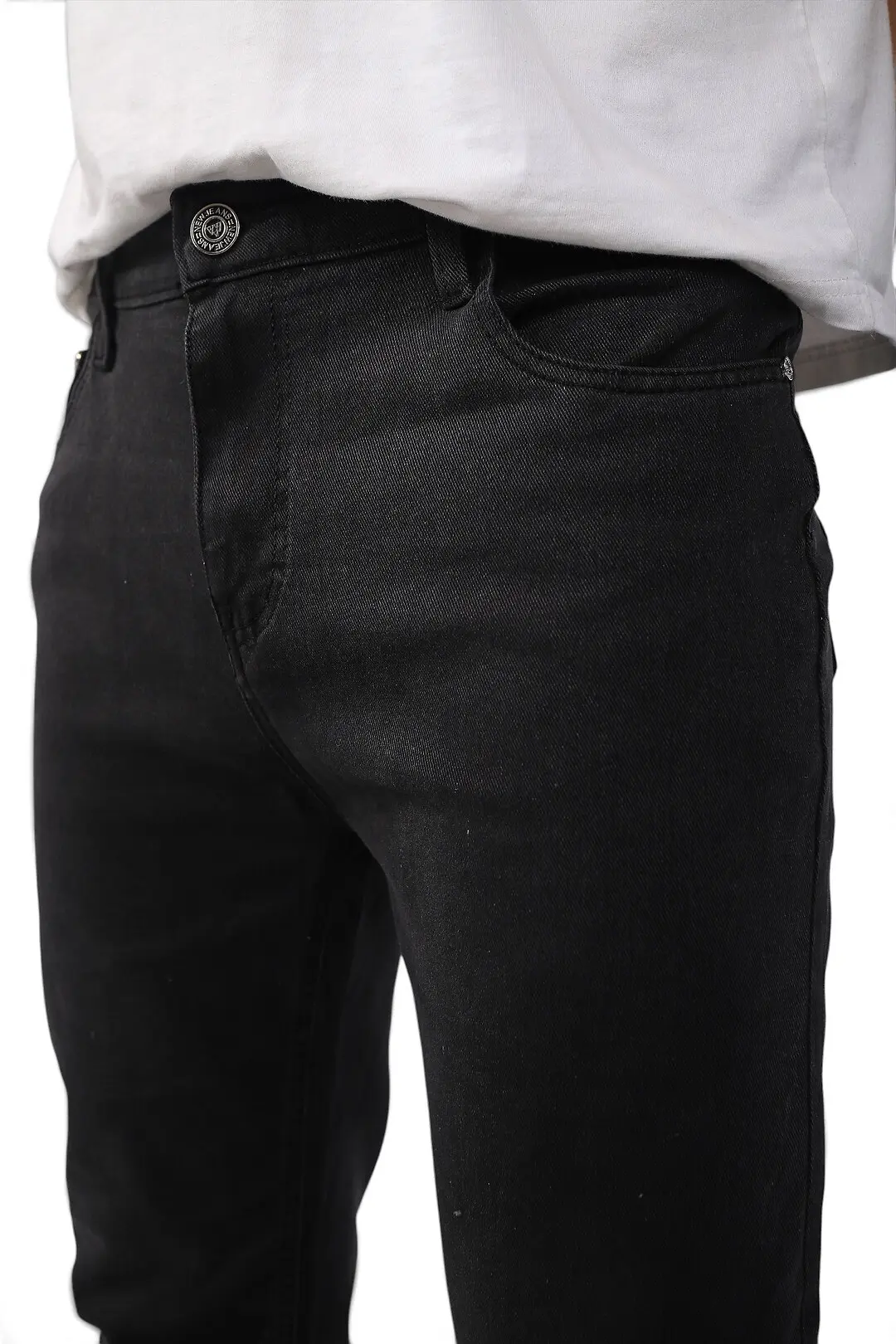 Джинси чоловічі Fashion чорні slim fit