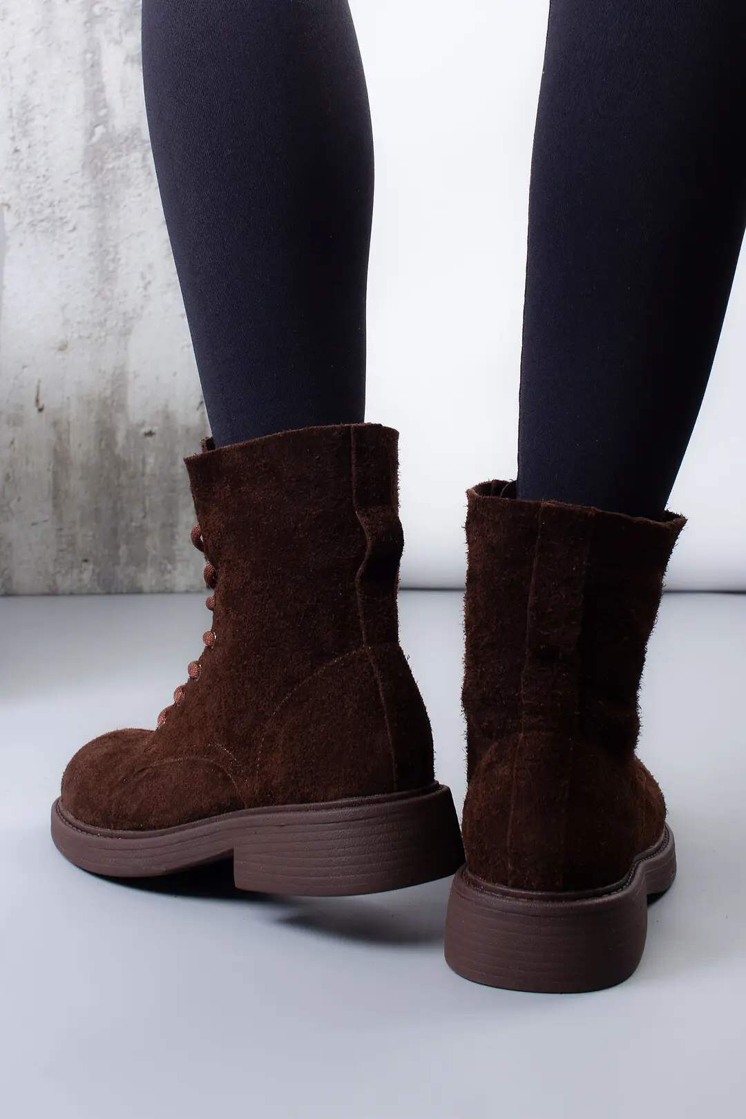 Черевики жіночі Where Uwear M380-1-2 натуральна замша коричневі