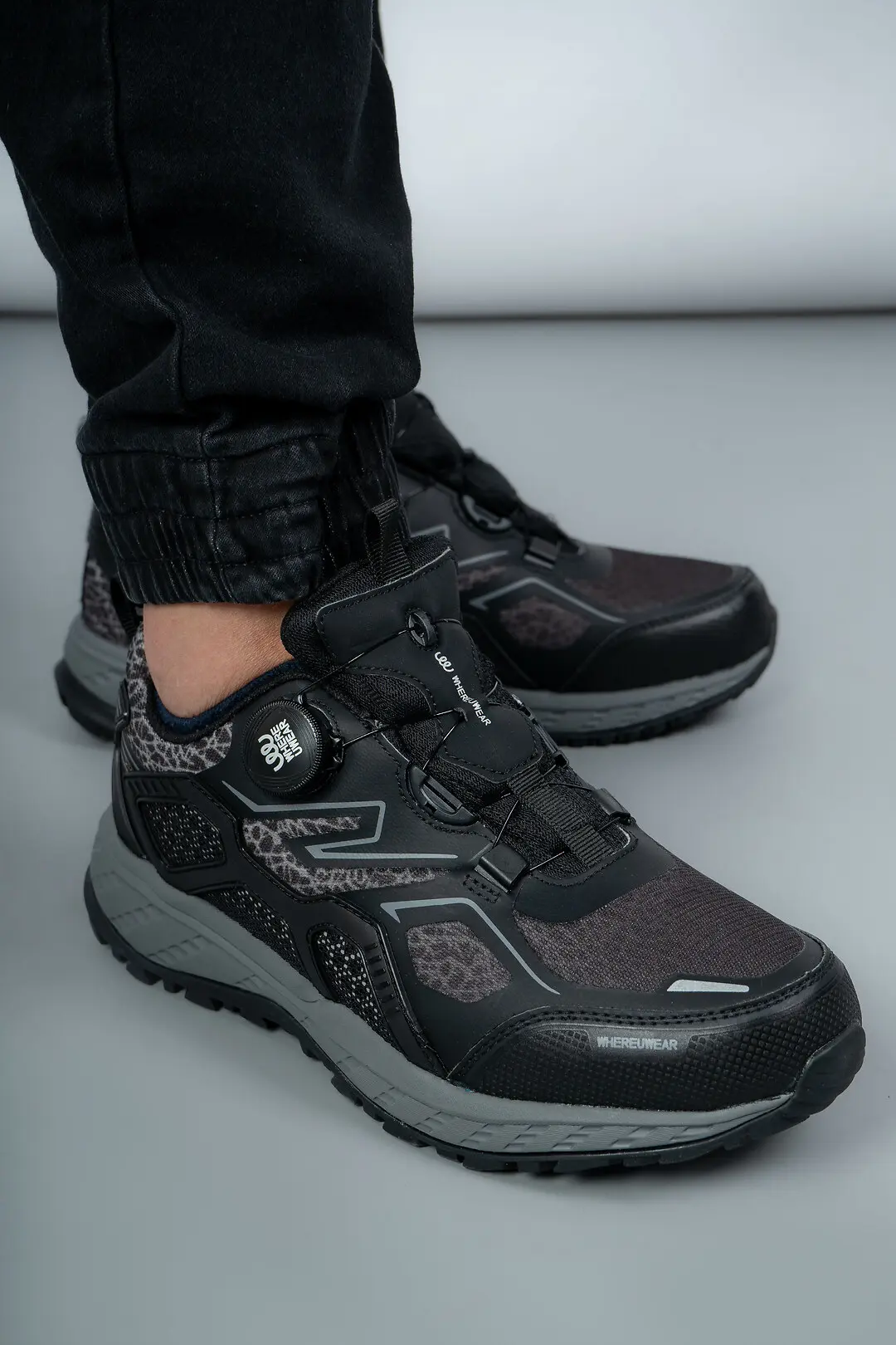 Кросівки чоловічі Where Uwear WUW5477-BLACK чорні