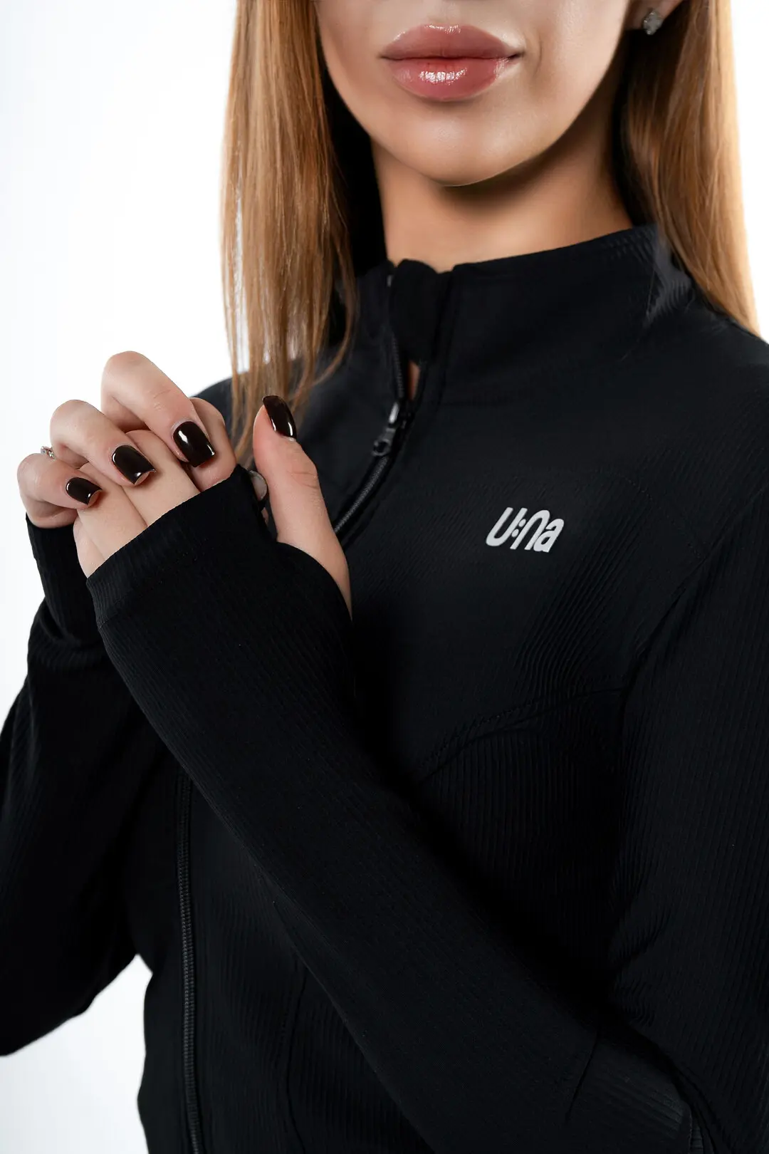 Кофта жіноча спортивна U:na чорна