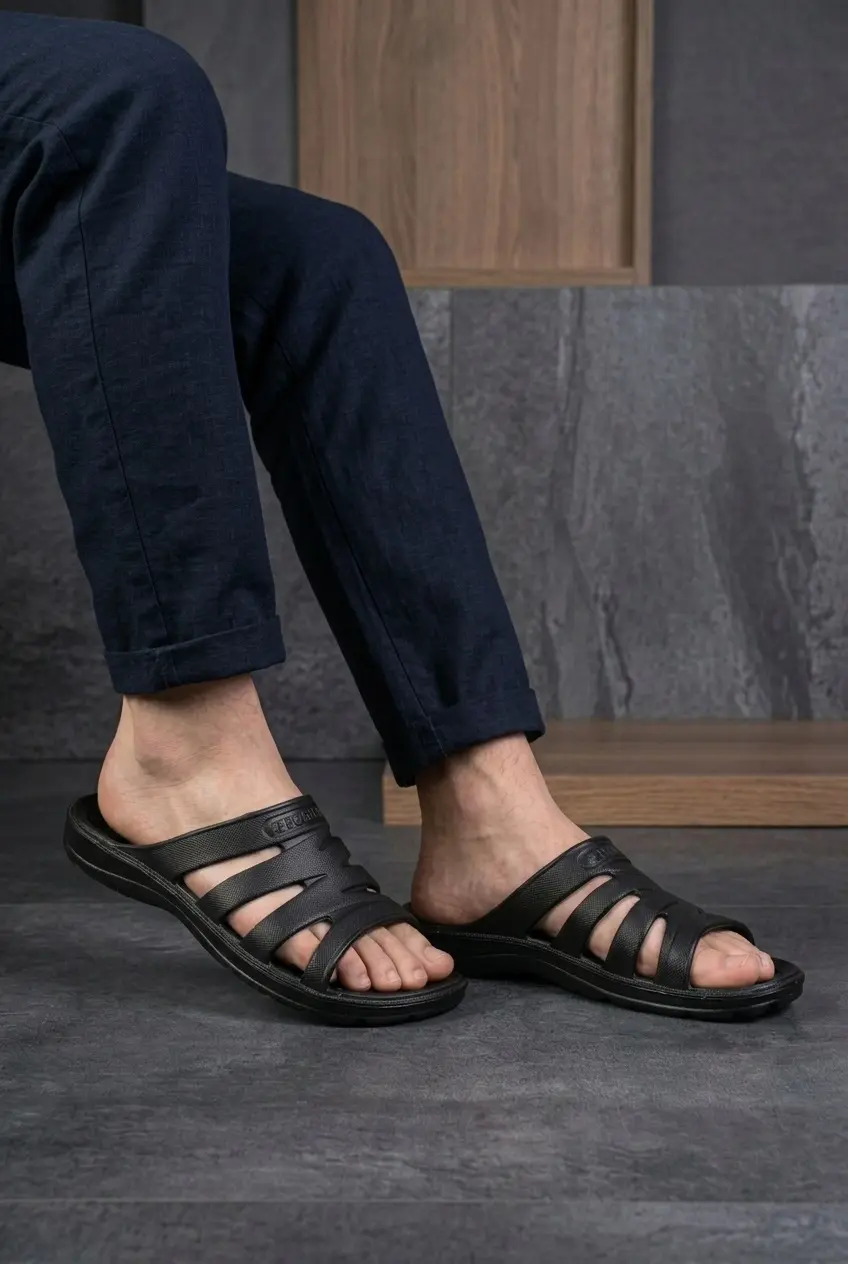Шльопанці чоловічі Fashion чорні