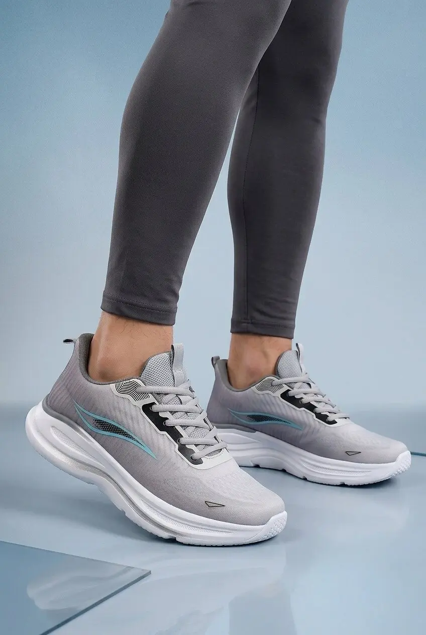Кросівки чоловічі Fashion сірі на платформі