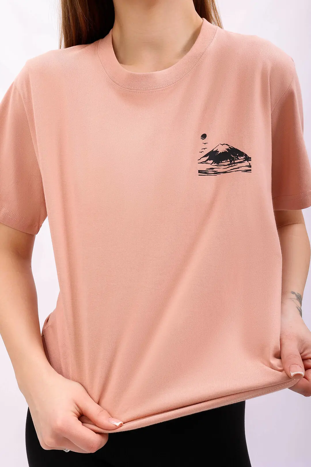 Футболка жіноча Where Uwear рожева