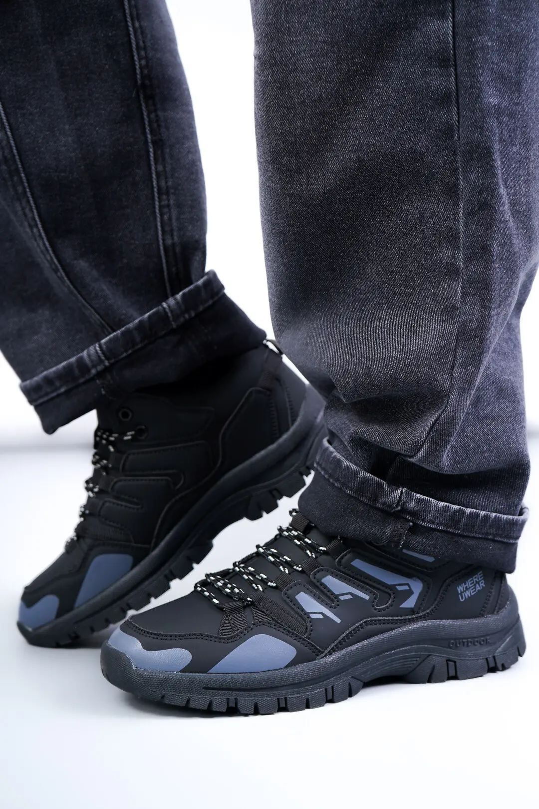 Кросівки жіночі Where Uwear TF-25-24-black чорні
