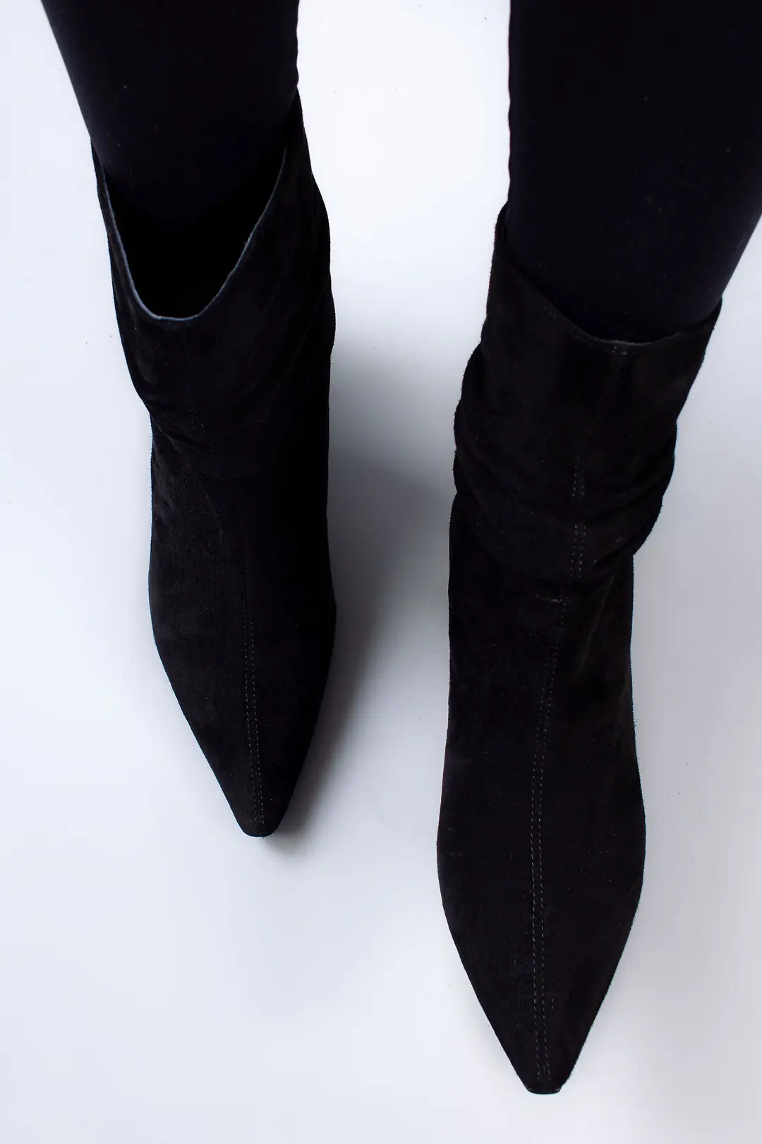 Черевики жіночі Where Uwear K522-602-1 Натуральна замша чорні