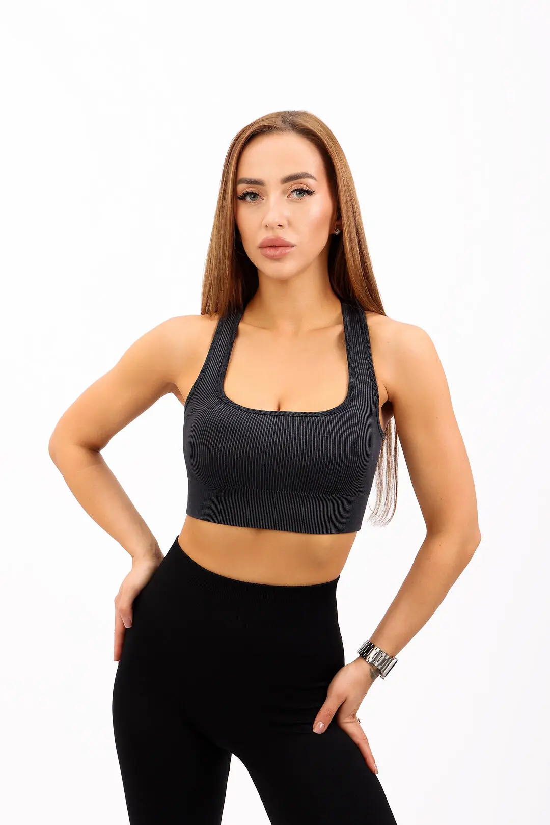 Топ жіночий спортивний Where Uwear чорний